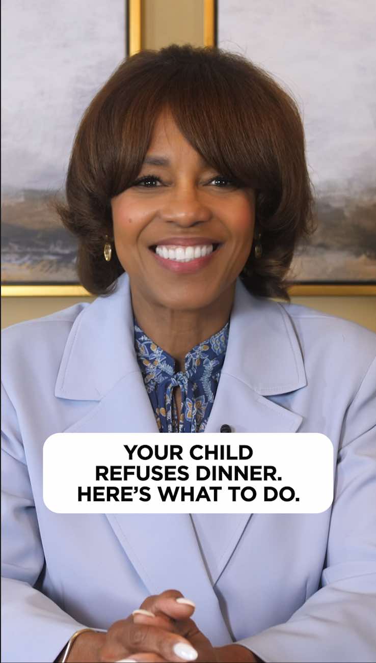 When your child refuses dinner.