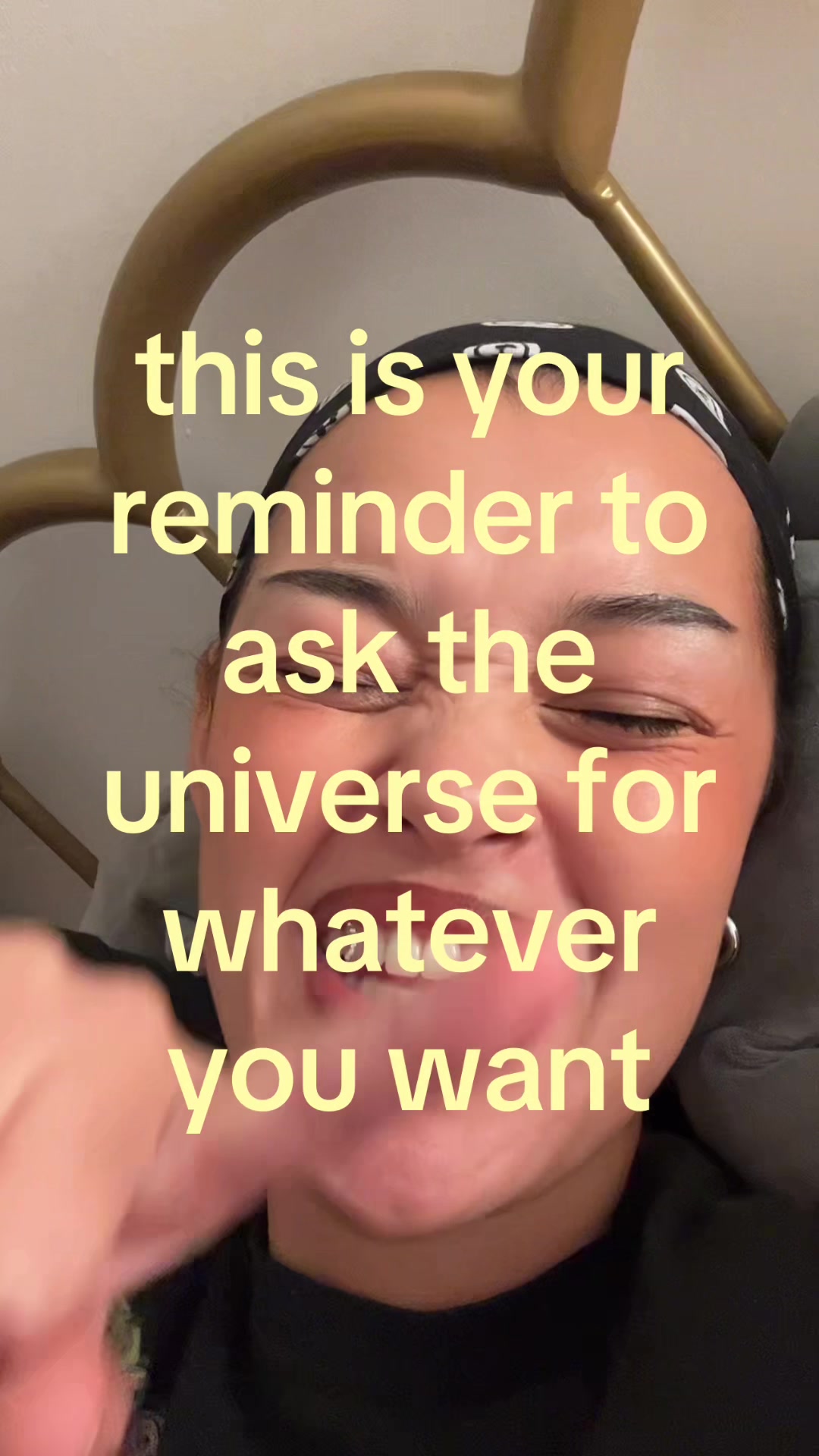 Manifestation video idea: talking head