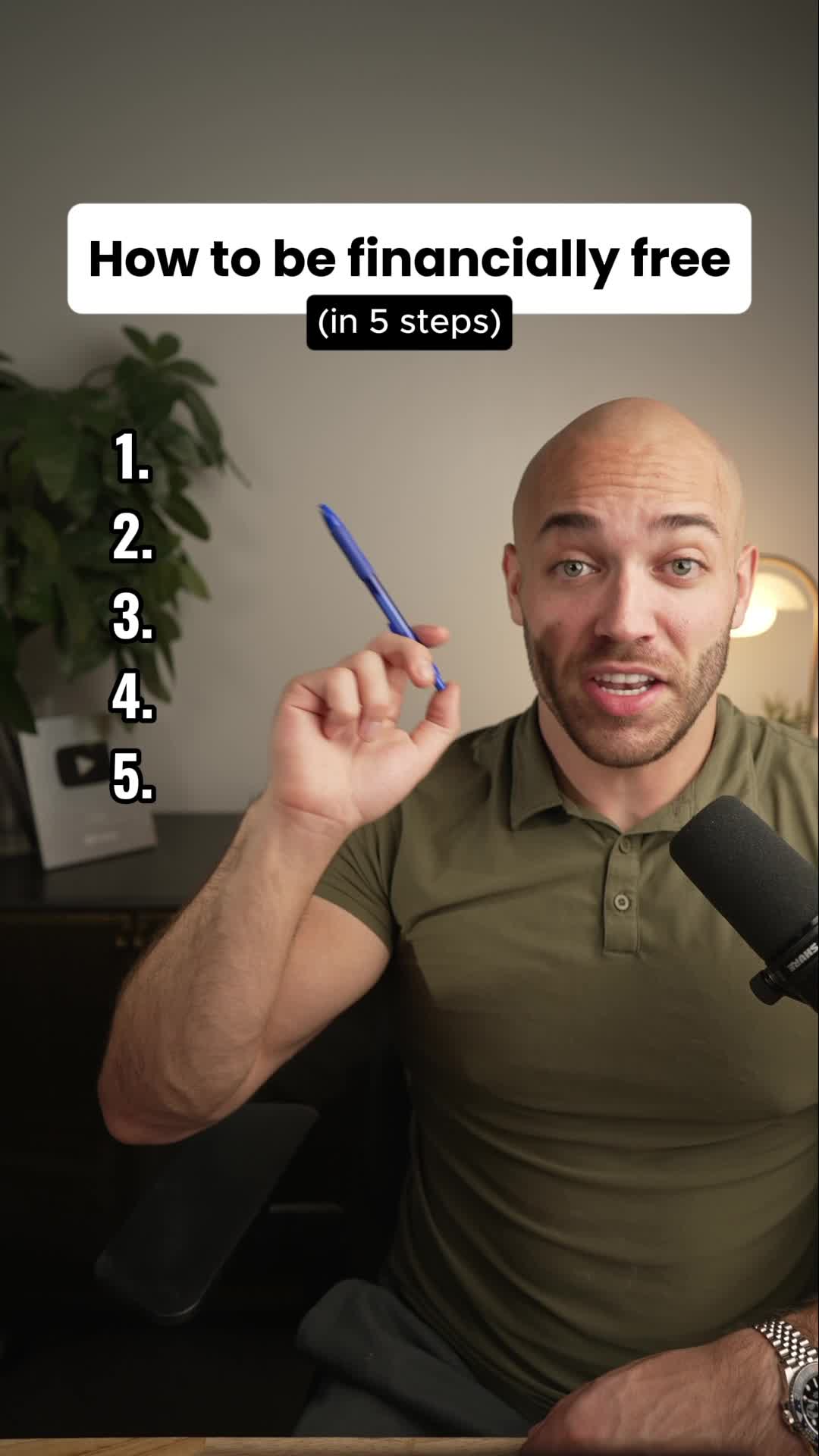 Personal Finance video idea: talking head